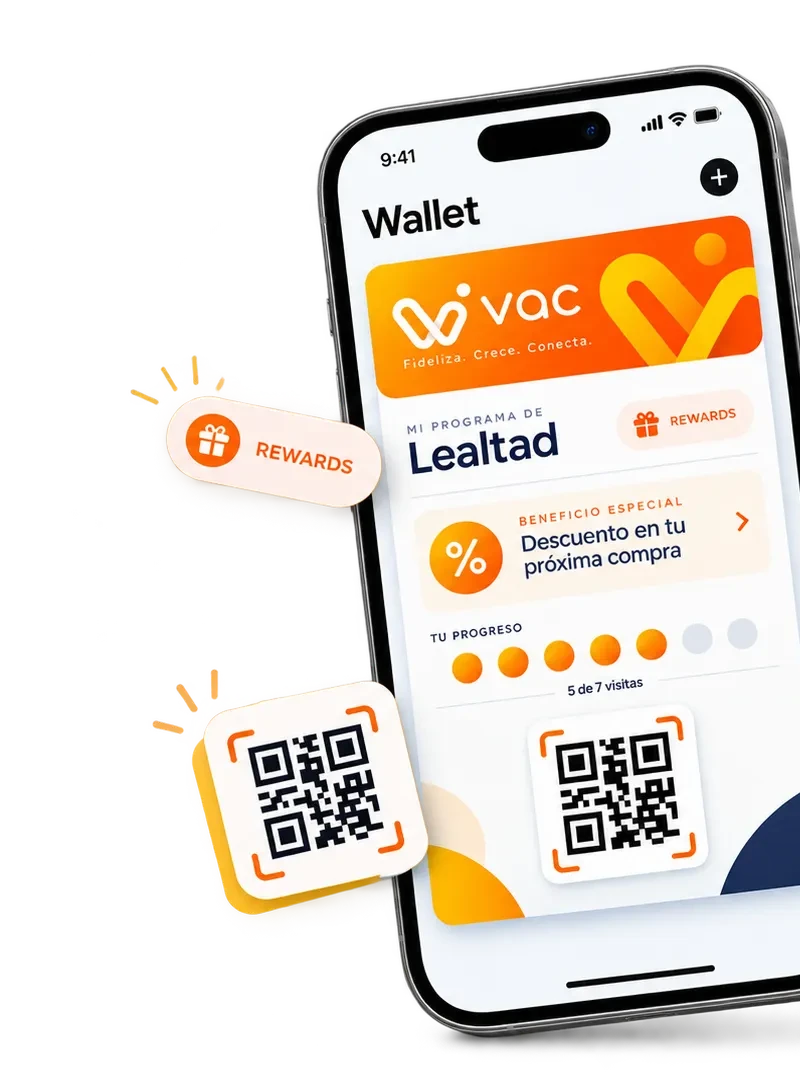 Vista previa de la tarjeta digital VAC en Apple Wallet